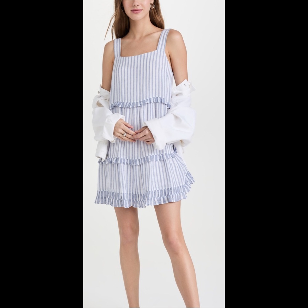 Rails Evereve Linen Stripe Dress.